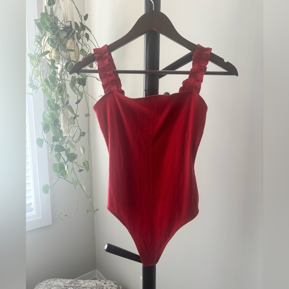 Sunday Best Orange Bodysuit